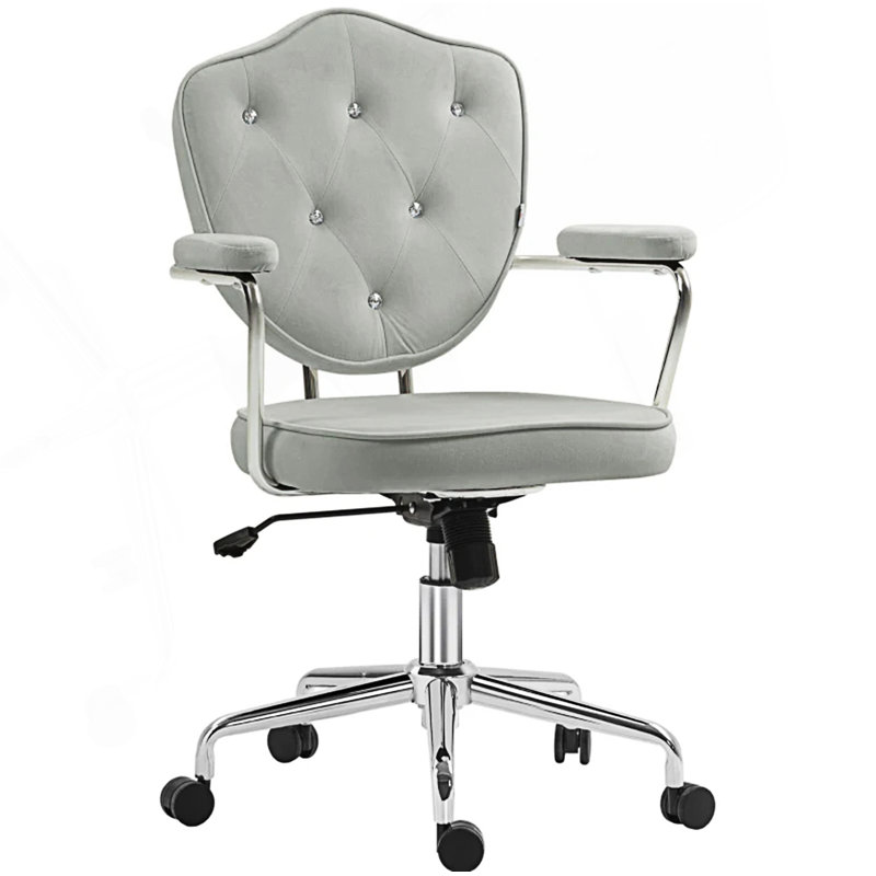 Chaise de bureau luxueuse avec hauteur réglable, Polyester