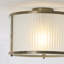 Anesty Frosted Glass Flush Mount