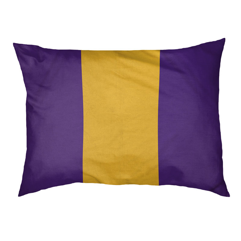 Coussin Minnesota, Grand (l 50 po x P 40 po x H 7 po), Mauve / or
