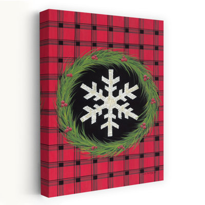 Big Snowflake Contemporary Winter Art