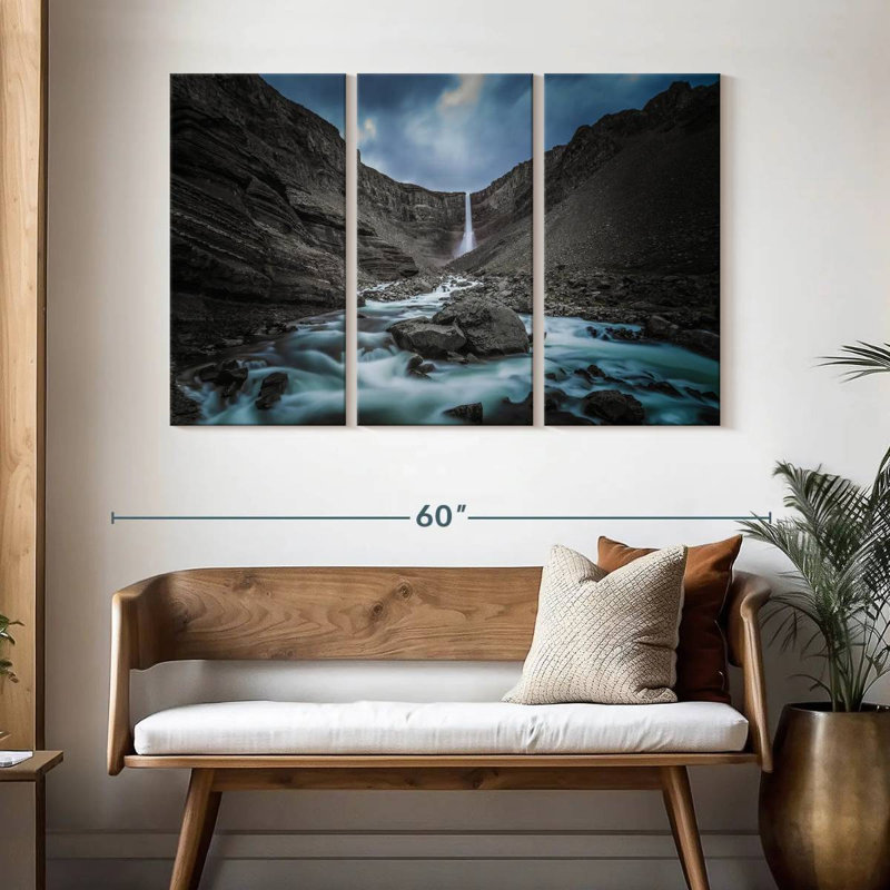 Cascade Alvord Hengifoss, H 32 po x l 50 po