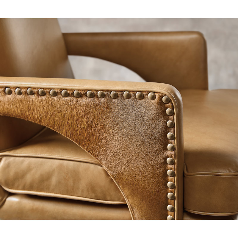 Fauteuil de direction en cuir véritable EC