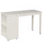 Low Study Loft Bed With Cabinet And Rolling Portable Desk-1610093899