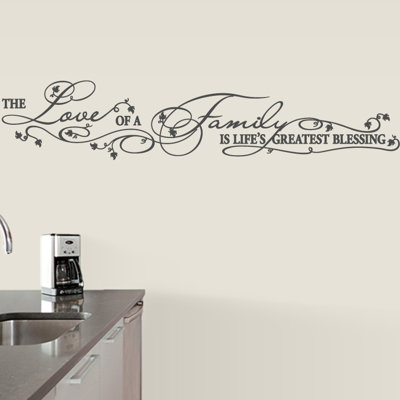 Text & Numbers Non-Wall Damaging Wall Decal