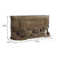 Commode combinée 4 tiroirs l 71,6 po