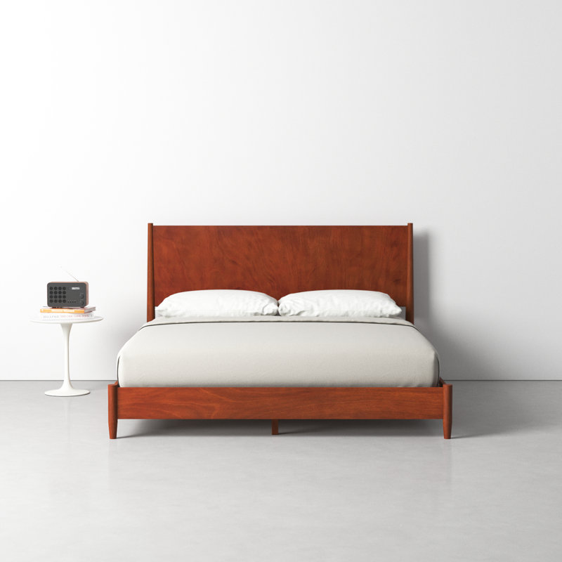 Williams Platform Bed, Chestnut, California King
