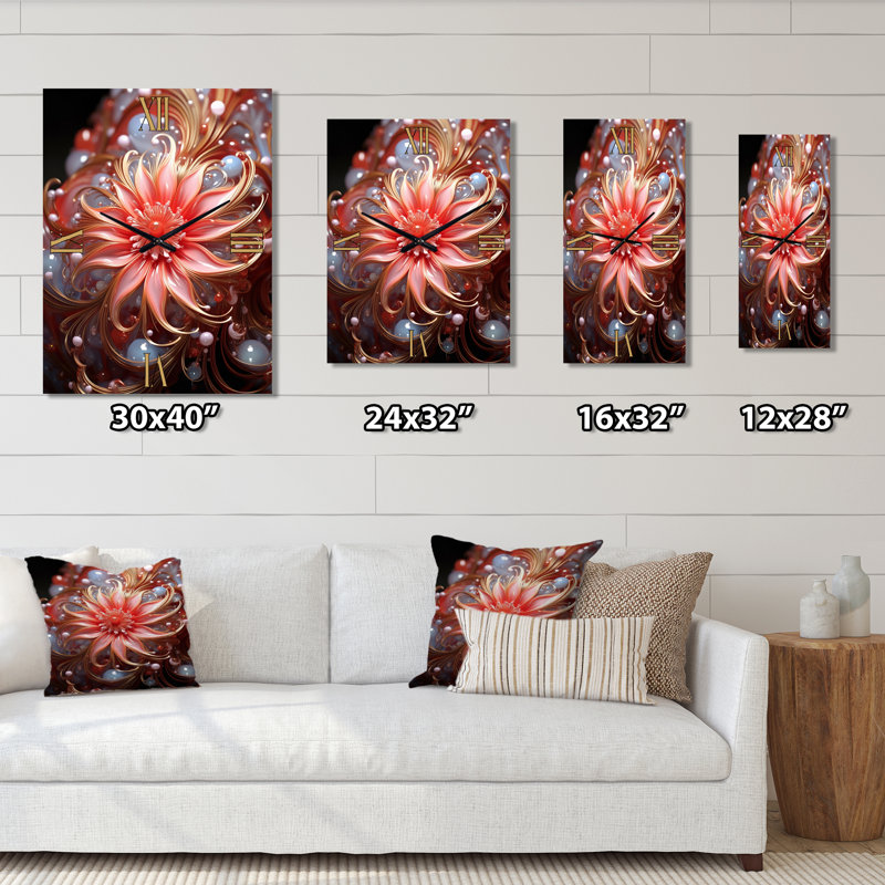 Horloge murale Radiant Blossoming, Petit