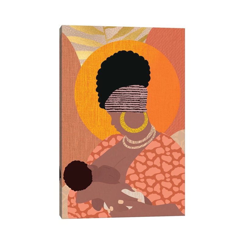 Mère qui allaite, H 26 po x l 18 po x 1,5 po