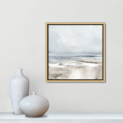 Coucher de soleil sur les reflets - reproduction carrée par Luna Mavis