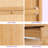  47.2" Rattan 6 Drawer Dresser With LED Lights-338060890