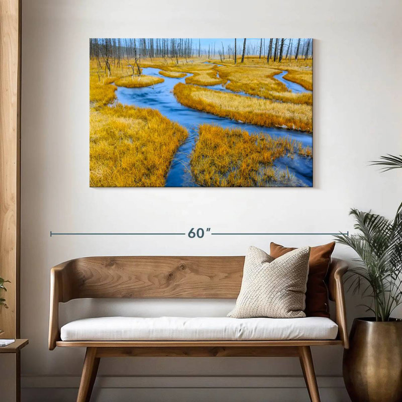 Alvord Yellowstone Frosty Meadow, H 30 po x l 45 po
