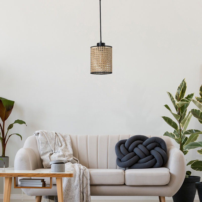 Luminaire suspendu cylindrique à 1 lumière Analee