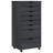 vidaXL MOSS 8-Drawer Chest with Wheels, Solid Pinewood-91217210