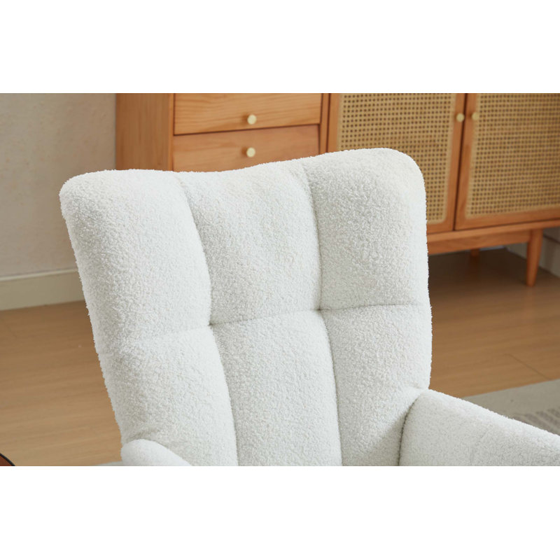 Chaise berçante Modern, Blanc