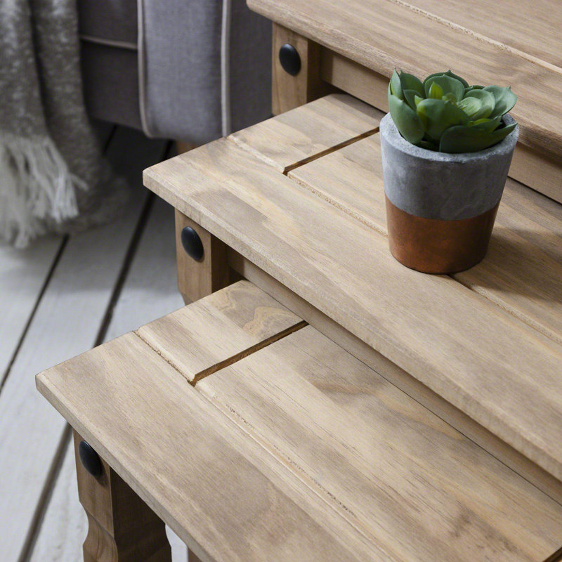 Alexandrea Solid Wood Nesting Tables