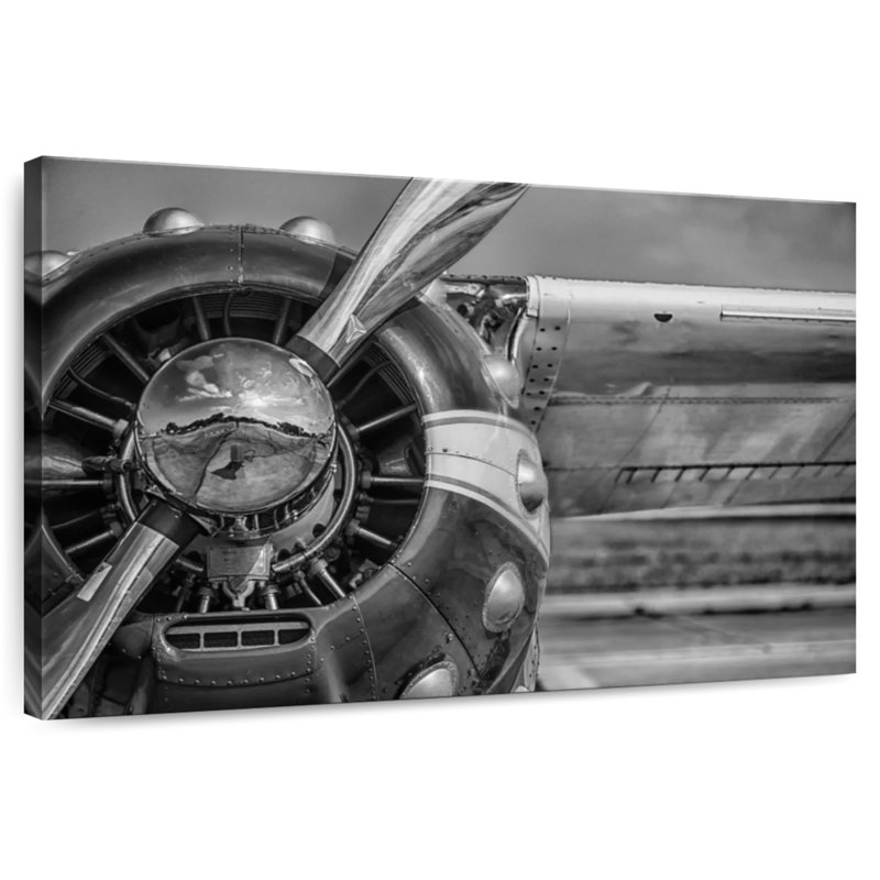 Hélice d'avion Mehar Silver, H 24 po x l 36 po