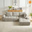 Canapé modulaire en L surdimensionné avec coussin moelleux-847110271-847110269