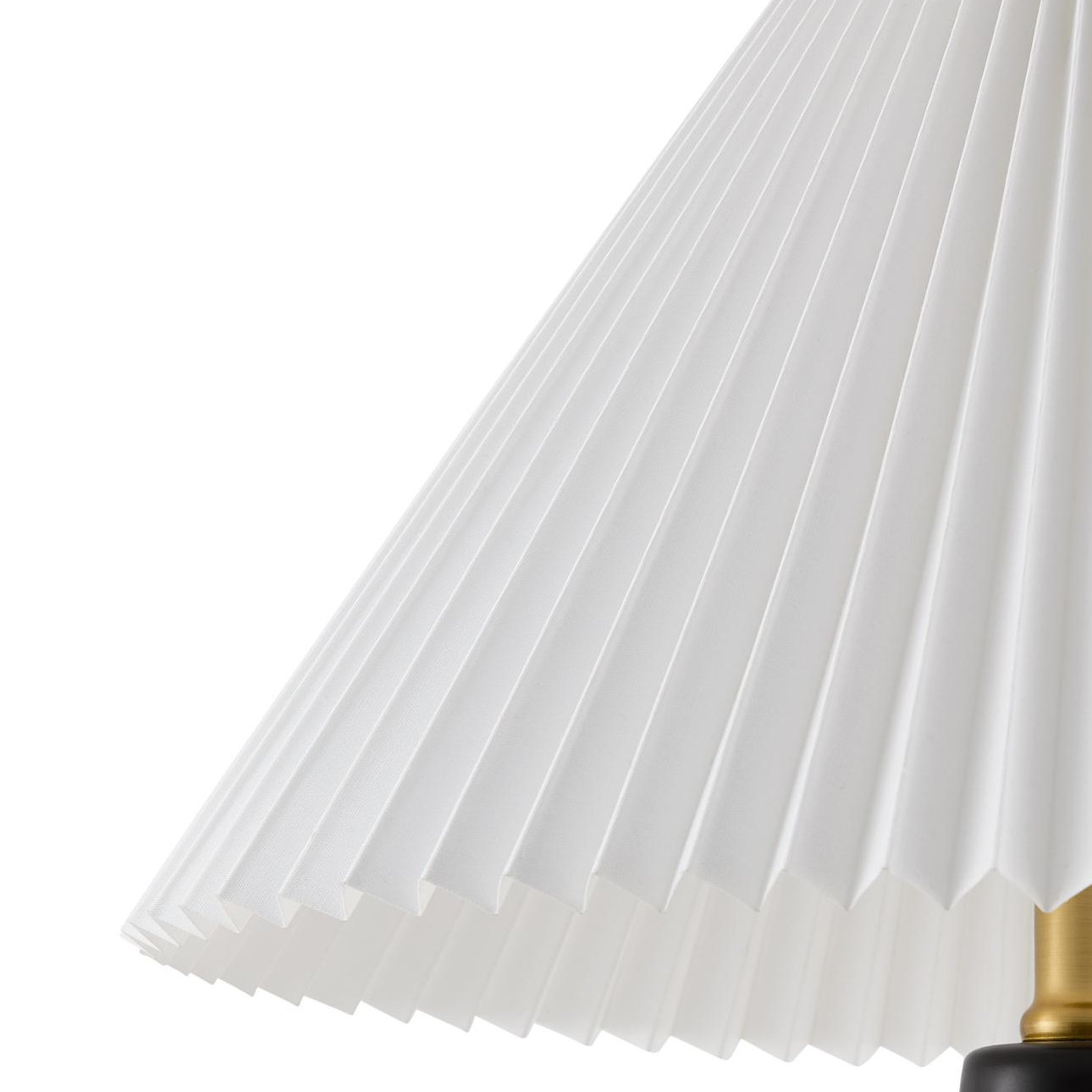 Celes Ceramic Table Lamp, Black, White