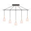Luminaire suspendu linéaire pour îlot de cuisine 5 lumières Thiede-1746191566-1746959264