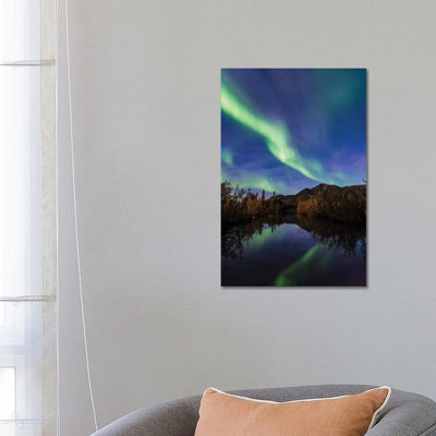 Northern Lights Reflection by Lucas Moore - Wrapped Canvas Print