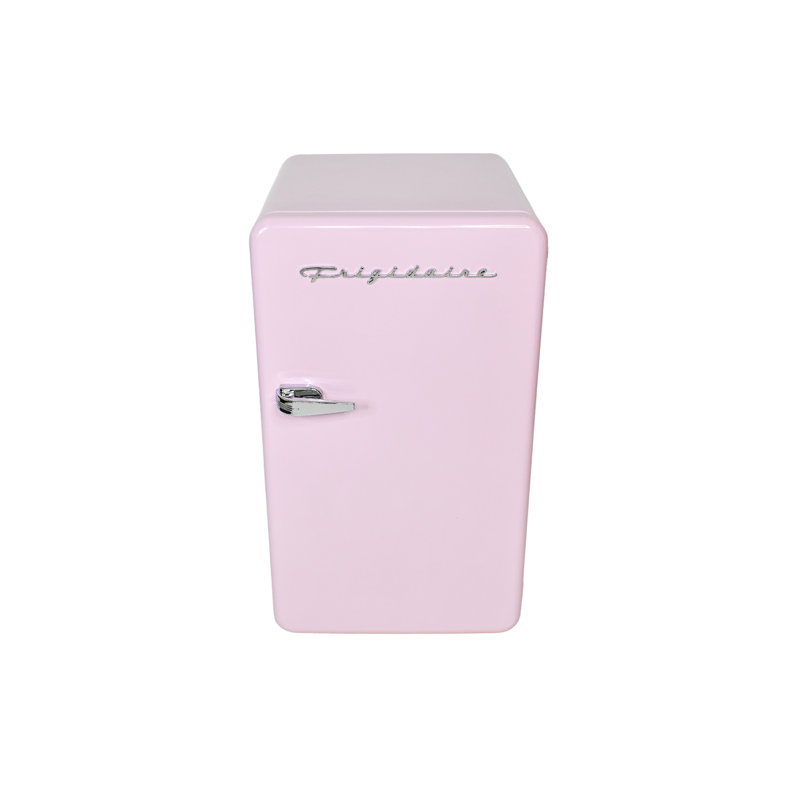 Frigidaire 3.2 cu. ft. Retro Compact Fridge with Chiller, Compact Refrigerator for Office, Dorm, Pink