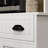 Kitchen Cabinet For Dishes - White With Drawer And Adjustable Shelf Modern Home 24" W X 13.8" D 49.4" H Dimensions