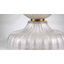 Lampe de table DEL en verre / métal 28 po Marlee-98632891