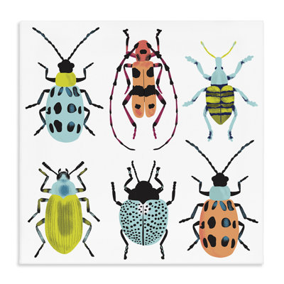 Beetles & Bugs Collection Canvas, design by Metka Hiti