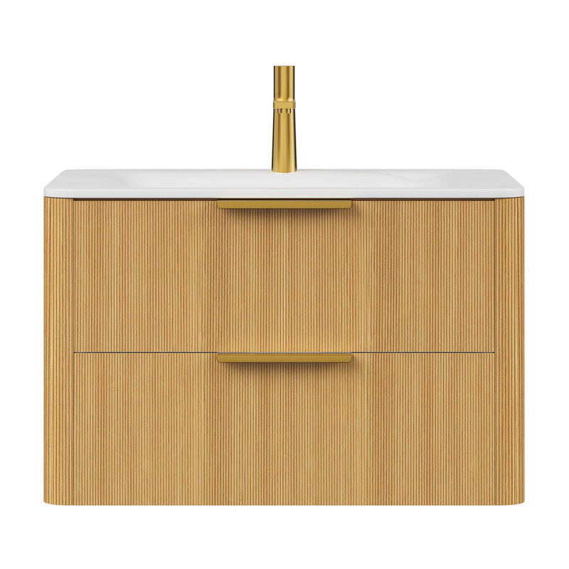Meuble-lavabo avec lavabo 30 po ZANE, 30", Chêne clair