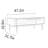 Modern simple light luxury coffee table