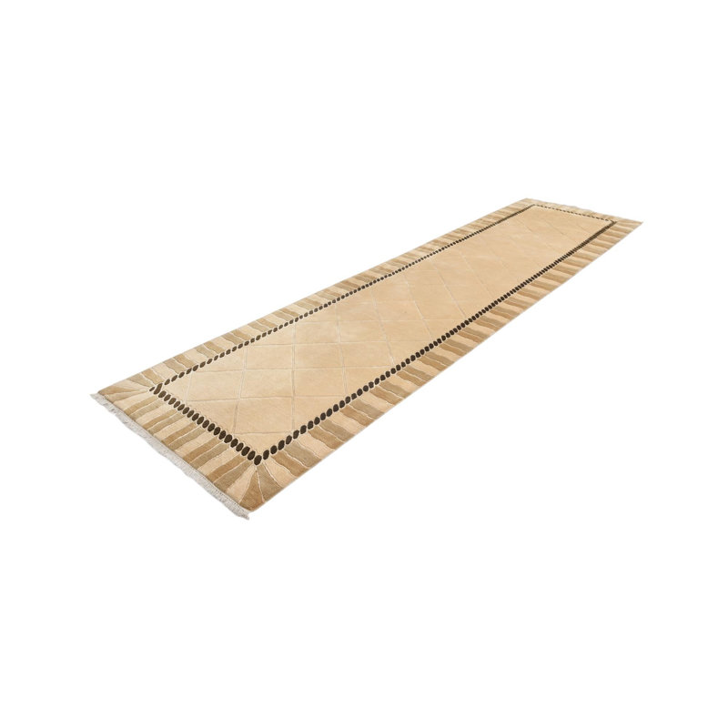 Tapis de couloir beige Judy