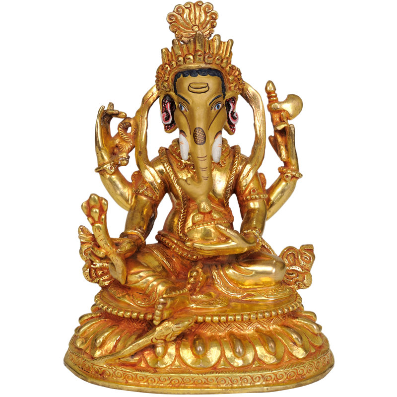 Figurine seigneur tenant un radis
