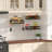 2 Packs Hanging Storage Baskets Organizer Wall Mount, Metal Wire Storage Bin Rack-110852929
