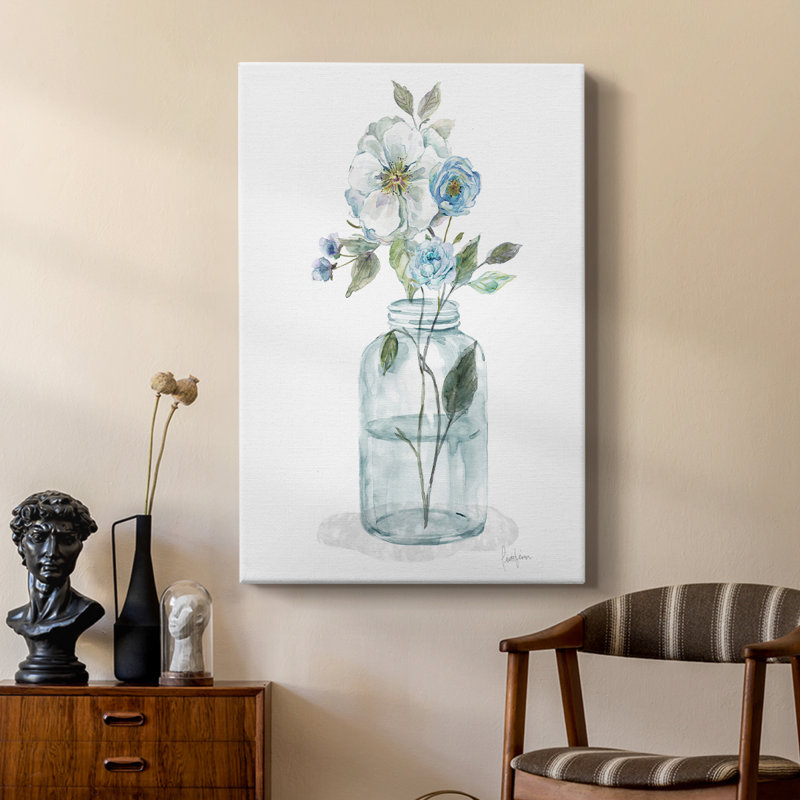 Mason Jar Blues II - galerie sur mesure Cavas, H 36 po x l 24 po
