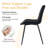 Upholstered Dining Chair with Carbon Steel Legs (Set of 6)-124568715-124568717