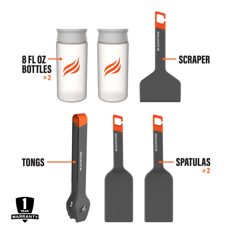 6pc Camp Griddle Tool Kit