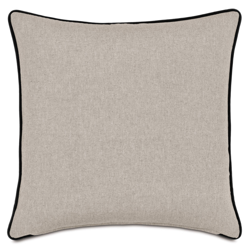 Sol Embroidered Decorative Pillow, Square 24"