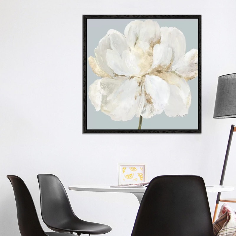Garden Queen II by Asia Jensen - Painting on Canvas, Black Framed, 93.98cm H x 93.98cm W x 3.81cm D