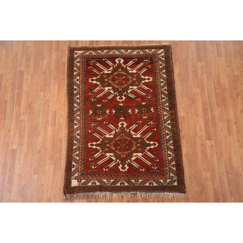 Tapis turc Anatolian à teinture végétale 4 x 6