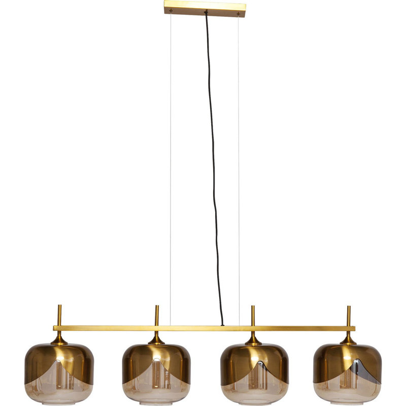 Chrome Goblet Quattro Pendant Light, Ø25Cm, Gold
