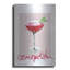 «Red Cheers 2 On White V2» par Mercedes Lopez, art mural rouge en métal Red Barrel Studio®-1789027492