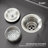 23" L Drop-in Single Bowl Stainless Steel Kitchen Sink with Basket Strainer-115336919