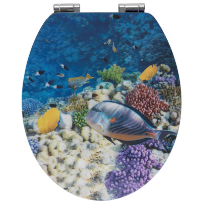 Acropolis Soft Close Elongated Hard Toilet Seat