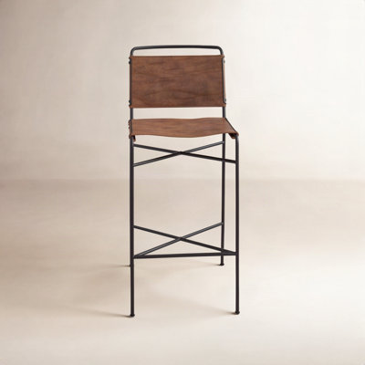 Wharton Bar Stool with Metal Frame