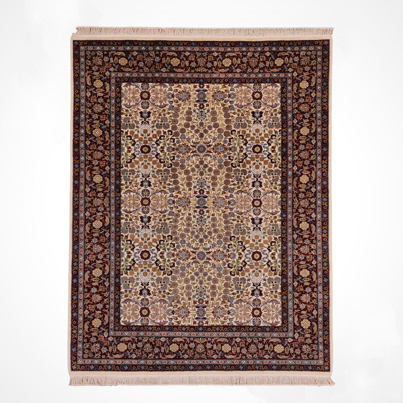 Tapis rouge en laine noué à la main Original Original