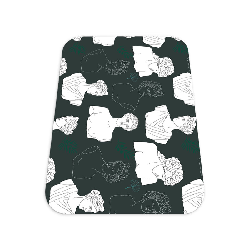 Nevaya Hard Floor Rectangular Chair Mat, 70 x 100cm