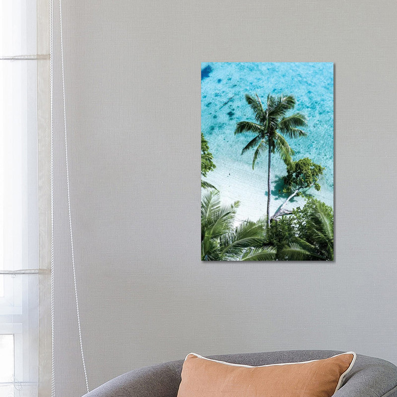 Palm Tree Paradise by Jaxon Roberts - Wrapped Canvas Print