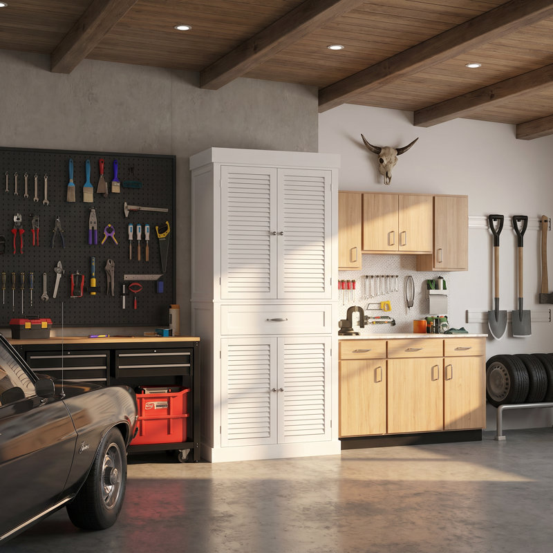 71.6"H Garage Storage Cabinets with Drawer