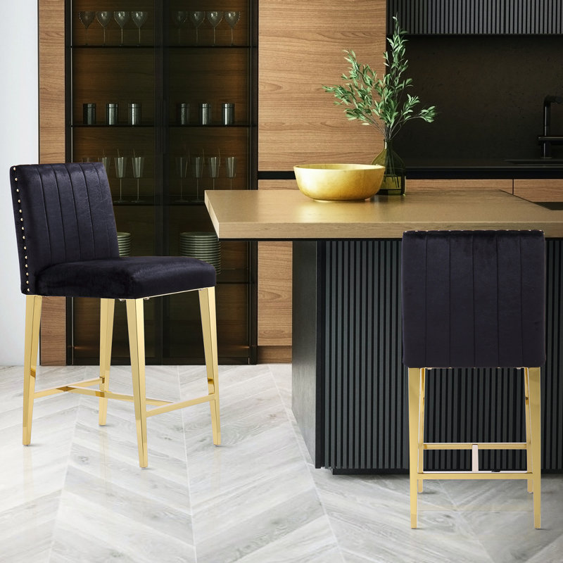Tabouret de comptoir 24,8 po Demarlis