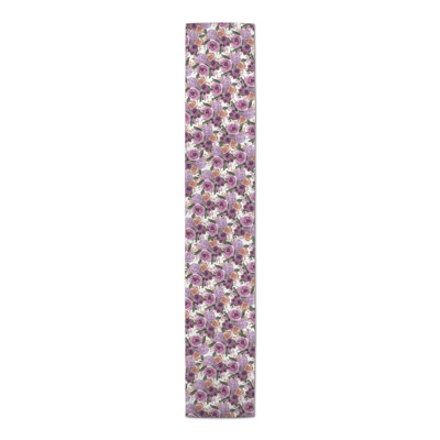 Anarosa Rectangle Floral Polyester Table Runner